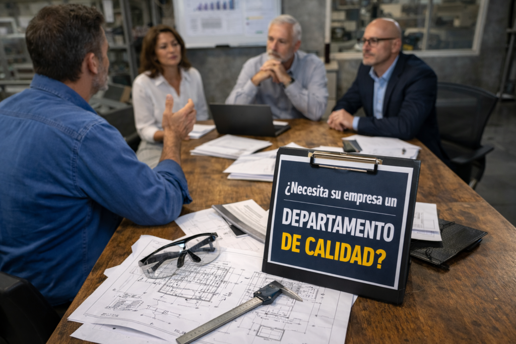 Departamento de Calidad: reuni\u00f3n profesional evaluando necesidades de implementaci\u00f3n