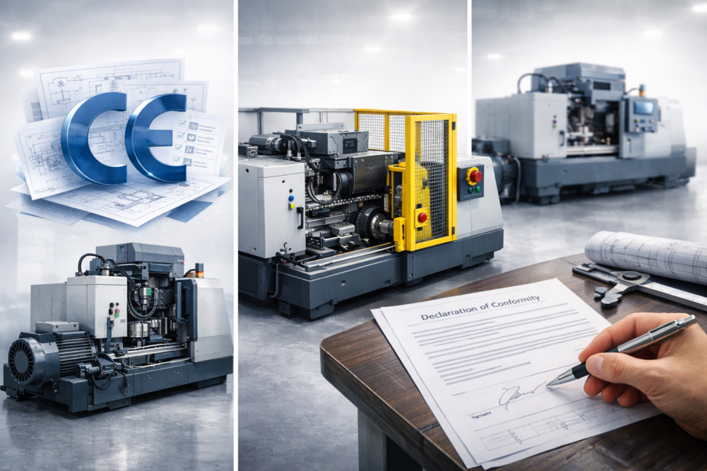 Certificación CE en maquinaria industrial - normativas de seguridad y marcado CE para fabricantes