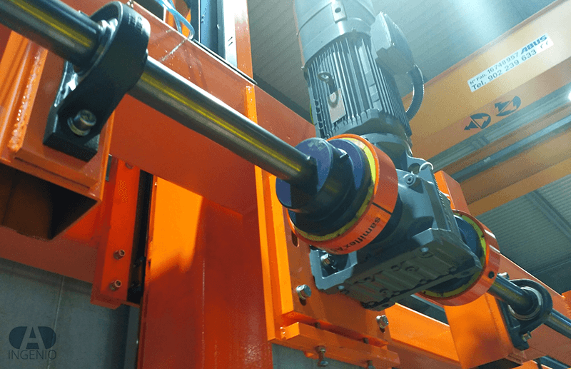 Control táctil de seguridad en maquinaria industrial